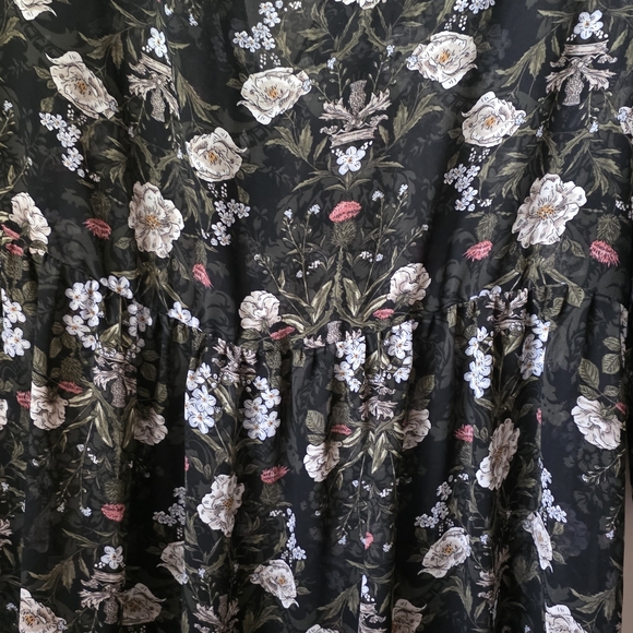 Torrid Outlander Lexie Floral Chiffon Hi-Lo Babydoll Tunic - Picture 16 of 16